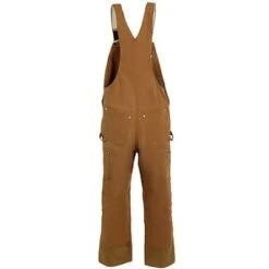 Carhartt Overalls: Men's R41 BRN Brown Cotton Lined Bib Overalls -Carhartt Outlet Workwear Store image 44043