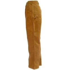 Carhartt Pants: Men's B136 BRN Brown Double Front Duck Dungaree Work Pants -Carhartt Outlet Workwear Store image 48192