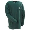 Carhartt Shirts: Men's Hunter Green K126 HTG Long Sleeve Pocket Work Shirt