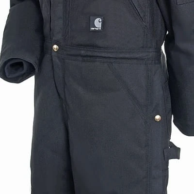 Carhartt Coveralls: Yukon Men's Black X06 Arctic Extremes Quilt Lined Coveralls 5 Carhartt Coveralls: Yukon Men's Black X06 Arctic Extremes Quilt Lined Coveralls - Image 5