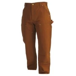 Carhartt Pants: Men's B01 BRN Brown Duck Work Pants -Carhartt Outlet Workwear Store image 58953
