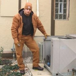 Carhartt Pants: Men's B01 BRN Brown Duck Work Pants -Carhartt Outlet Workwear Store image 58956