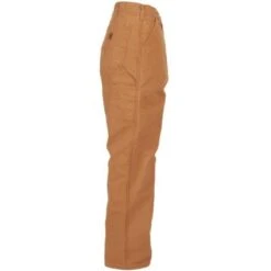 Carhartt Dungarees: Men's B111 BRN Brown Flannel-Lined Duck Dungarees -Carhartt Outlet Workwear Store image 64111