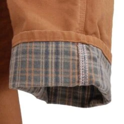 Carhartt Dungarees: Men's B111 BRN Brown Flannel-Lined Duck Dungarees -Carhartt Outlet Workwear Store image 64112