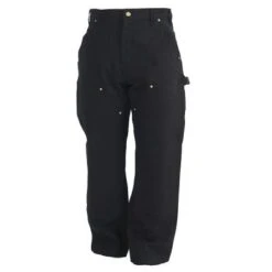 Carhartt Pants: Men's B01 BLK Black Cotton Duck Carpenter Pants -Carhartt Outlet Workwear Store image 65190