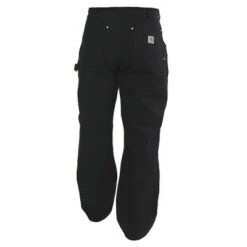 Carhartt Pants: Men's B01 BLK Black Cotton Duck Carpenter Pants -Carhartt Outlet Workwear Store image 65191