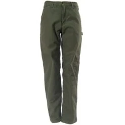 Carhartt Pants: Men's B111 MOS Green Flannel Lined Pants -Carhartt Outlet Workwear Store image 70528