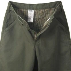 Carhartt Pants: Men's B111 MOS Green Flannel Lined Pants -Carhartt Outlet Workwear Store image 70531