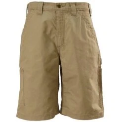 Carhartt Shorts: Men's Dark Khaki B147 DKH Cotton Canvas Work Shorts -Carhartt Outlet Workwear Store image 79624