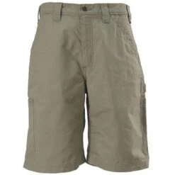 Carhartt Shorts: Men's B147 TAN Cotton Canvas Work Shorts -Carhartt Outlet Workwear Store image 80141