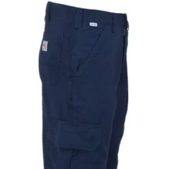 Carhartt FR: Carhartt FRB240 DNY Flame Resistant Cargo Pants- Dark Navy -Carhartt Outlet Workwear Store image 85766