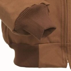 Carhartt Jackets: Men's J131 BRN Brown Duck USA-Made Hooded Jacket -Carhartt Outlet Workwear Store image 90473