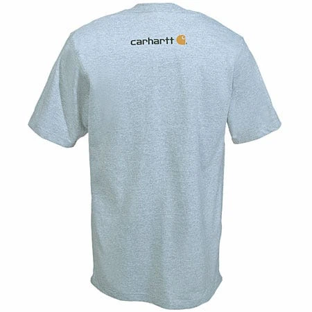 Carhartt Shirts: Men's Grey K195 HGY Cotton Jersey Logo Tee Shirt 3 Carhartt Shirts: Men's Grey K195 HGY Cotton Jersey Logo Tee Shirt - Image 3