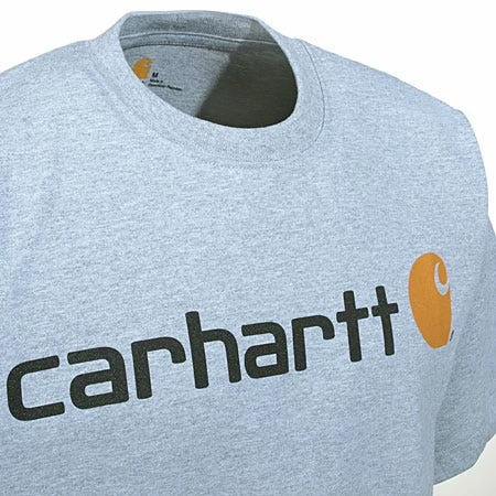 Carhartt Shirts: Men's Grey K195 HGY Cotton Jersey Logo Tee Shirt 1 Carhartt Shirts: Men's Grey K195 HGY Cotton Jersey Logo Tee Shirt