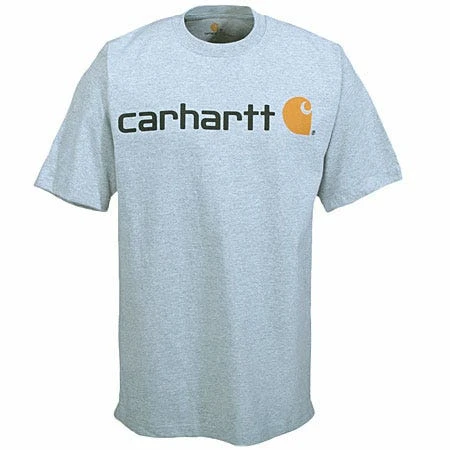 Carhartt Shirts: Men's Grey K195 HGY Cotton Jersey Logo Tee Shirt 2 Carhartt Shirts: Men's Grey K195 HGY Cotton Jersey Logo Tee Shirt - Image 2