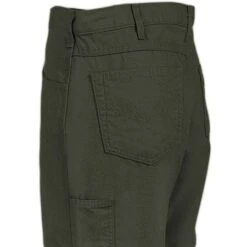 Carhartt Jeans: Men's Moss Flame Resistant Loose Fit Canvas Jeans FRB159 MOS -Carhartt Outlet Workwear Store picture 003