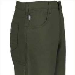 Carhartt Jeans: Men's Moss Flame Resistant Loose Fit Canvas Jeans FRB159 MOS -Carhartt Outlet Workwear Store picture 004
